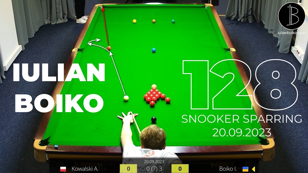 🔥 Winning Total Clearance | Iulian Boiko 128 vs Antoni Kowalski | Snooker Sparring | 20.09.2023