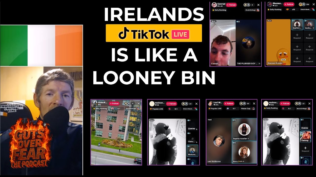 "TikTok Live" in IRELAND is INSANE