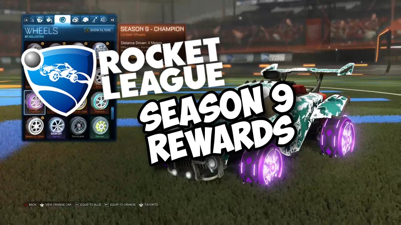 Rocket League | All Season 9 reward wheels!