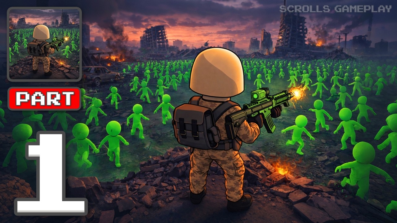 Infector Sniper 3D - Gameplay Walkthrough Part 1 - Infect From The Shadows (iOS, Android)