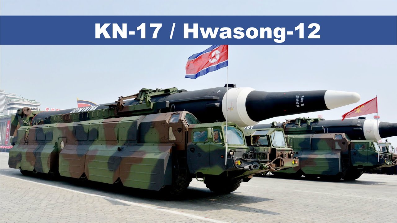 North Korea's powerful KN-17/Hwasong-12 mobile medium-range ballistic missile