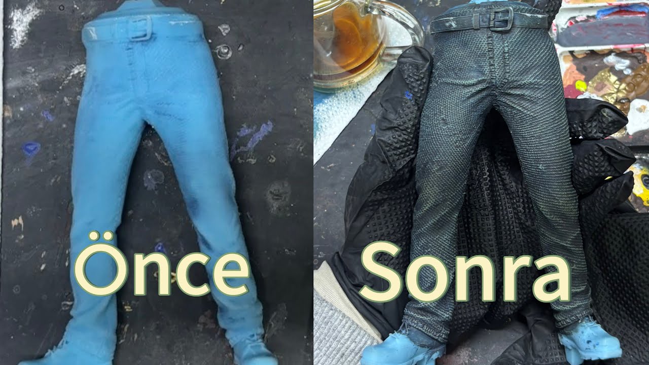 3D BASKI FİGÜR BOYAMA TEKNİKLERİ, dry brush,wash