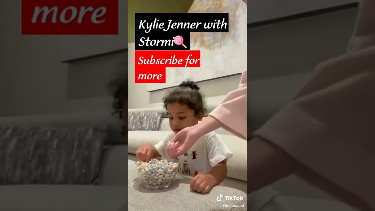 #kyliejenner💖 🍭with her DAUGHTER #stormi #kendall #krisjenner #kardashian #trending #shorts