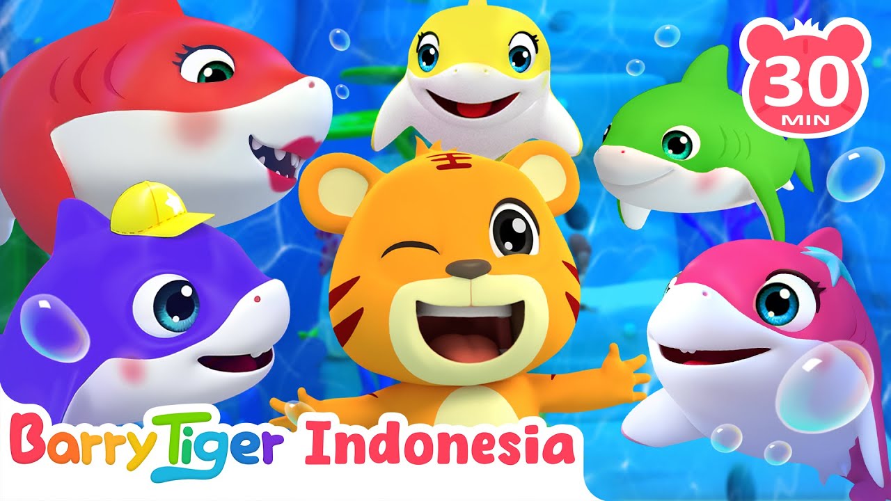 Bayi Hiu 🦈 Ayo Ikuti Gerakannya! | Lagu Hewan & Lagu Anak | BarryTiger