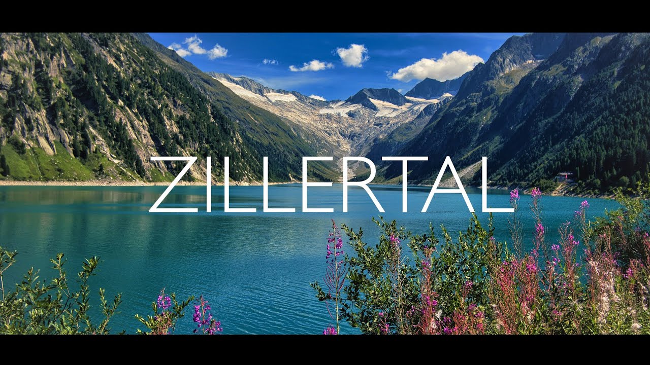 Views of Zillertal, Tirol (4K)