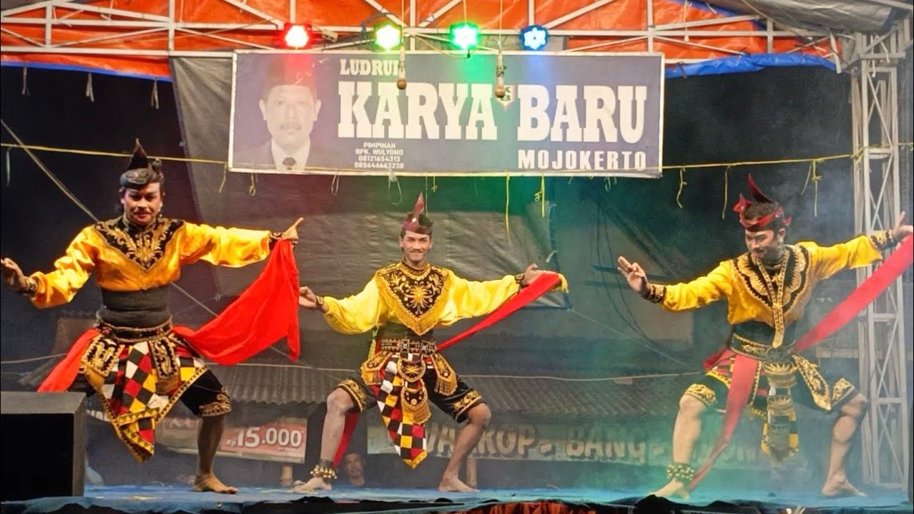 Tari Remo Gaya Pria Ludruk Karya Baru - Banyuurip Kedamean Gresik. 