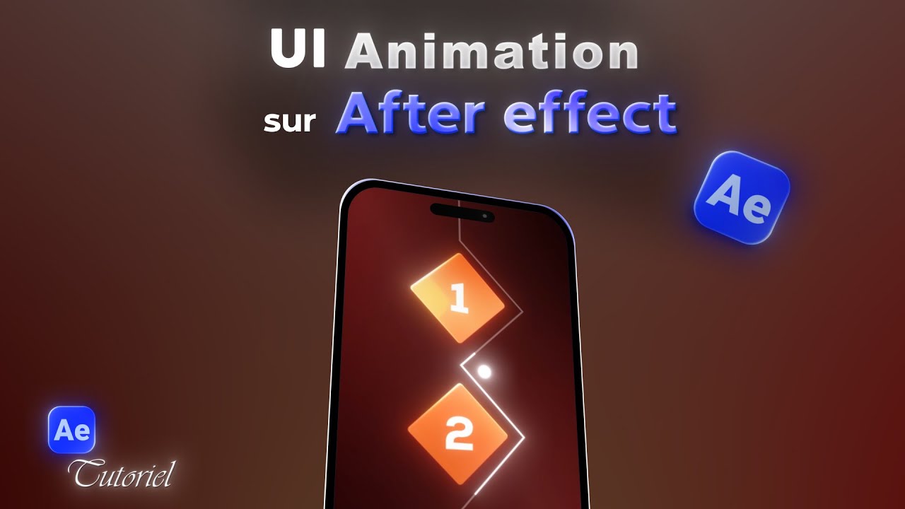 Créer une UI Animation Viral sur After Effect (étape par étape)