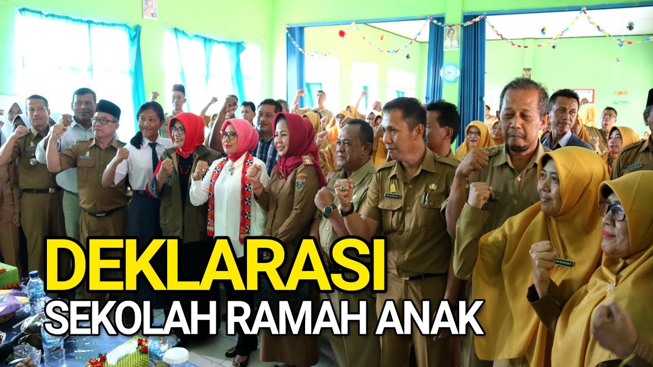 DEKLARASI SEKOLAH RAMAH ANAK SMP NEGERI 1 PUNGGUR LAMPUNG TENGAH
