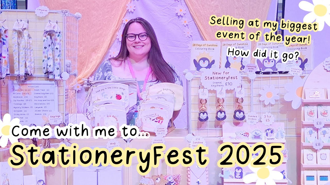 StationeryFest 2025 - Selling at my BIGGEST EVENT of the year! How did it go? | Small Business Vlog