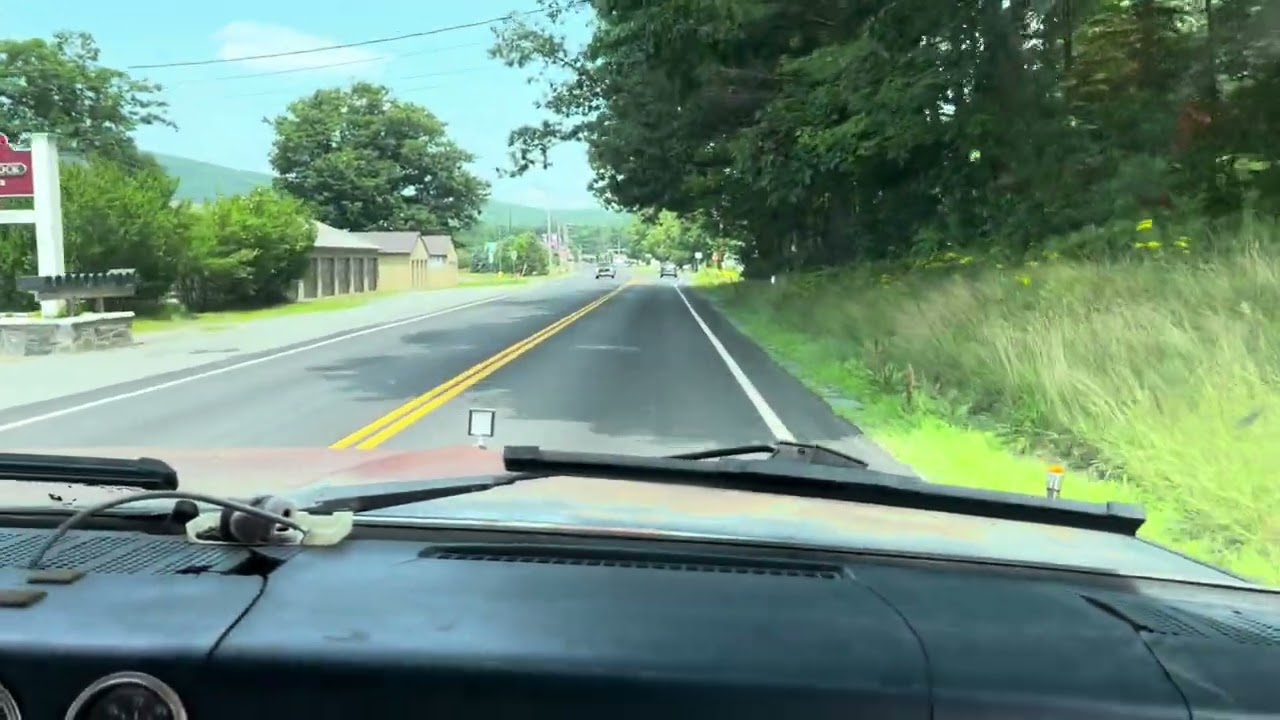 A ride through the township of Haverhill New Hampshire,  USA