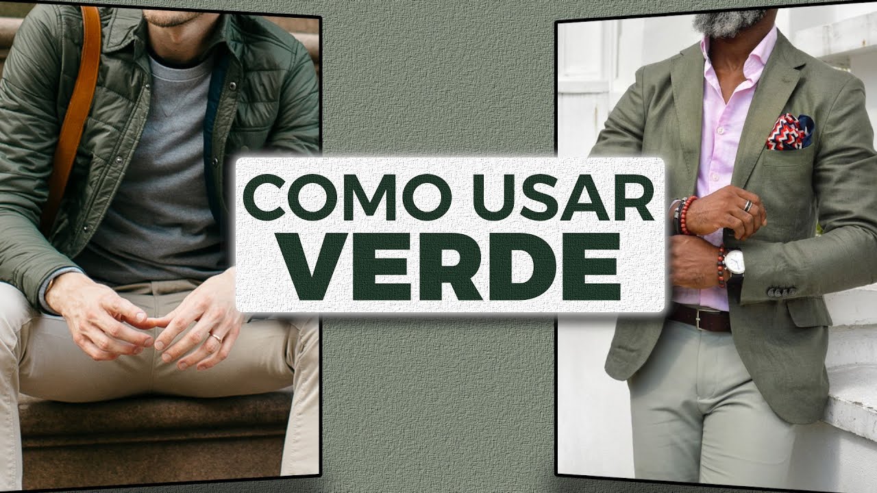 Como usar VERDE na moda masculina | #consultoriadeestilo