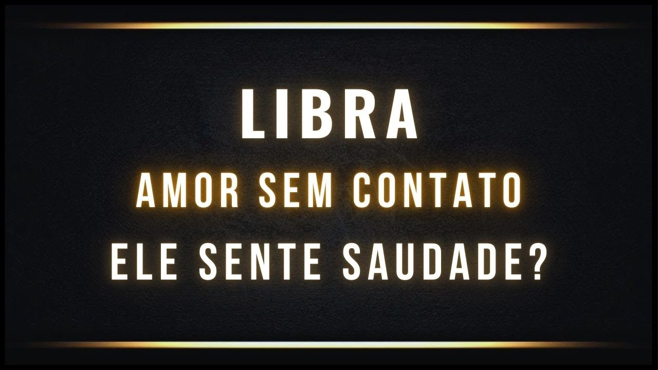LIBRA 🖤 AMOR SEM CONTATO • NÃO ACABOU! A ESPIRITUALIDADE REVELA A VERDADE