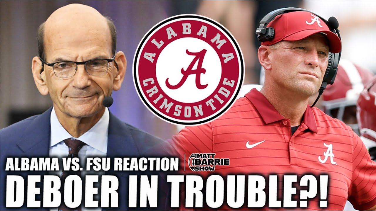 Paul Finebaum uważa, że ​​przyszłość Kalen DeBoer w Alabamie &bdquo;JEST PRZYTŁACZAJĄCA&rdquo; 🍿 | The Matt B...