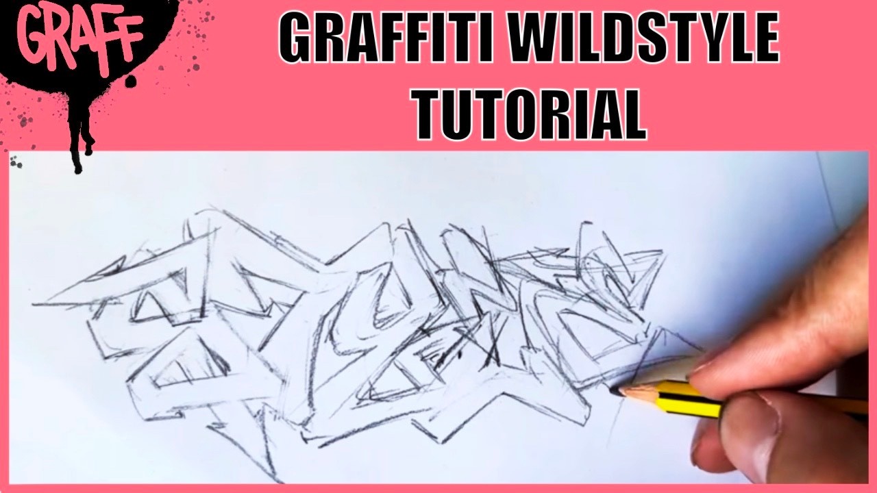 Como dibujar graffiti WILDSTYLE nivel Experto en papel