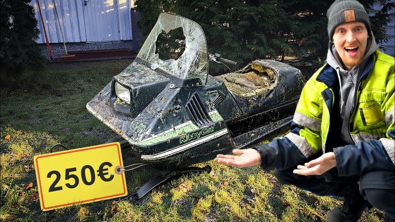 OSTIN JA KUNNOSTIN MAAILMAN PIENIMMÄN MOOTTORIKELKAN! MELKOINEN TYÖMAA 😅