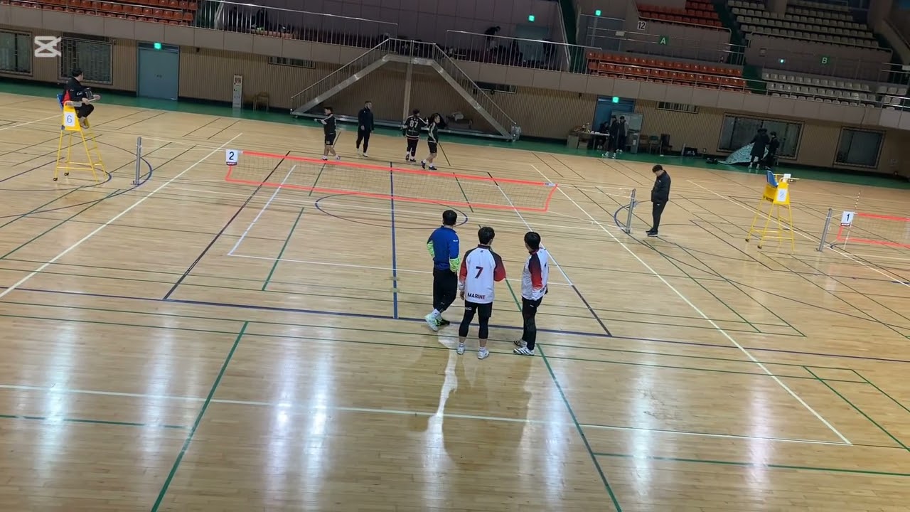 2026년 전족사 한마음회 동계교류전         인천마린40VS안산족구단 마지막경기