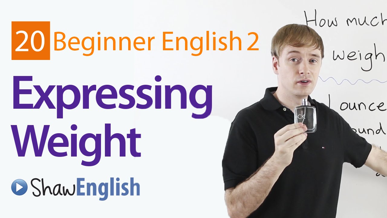 How to Express Weight in English