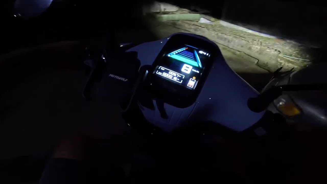 Motorstar legend 125 FI - Test drive at Night time