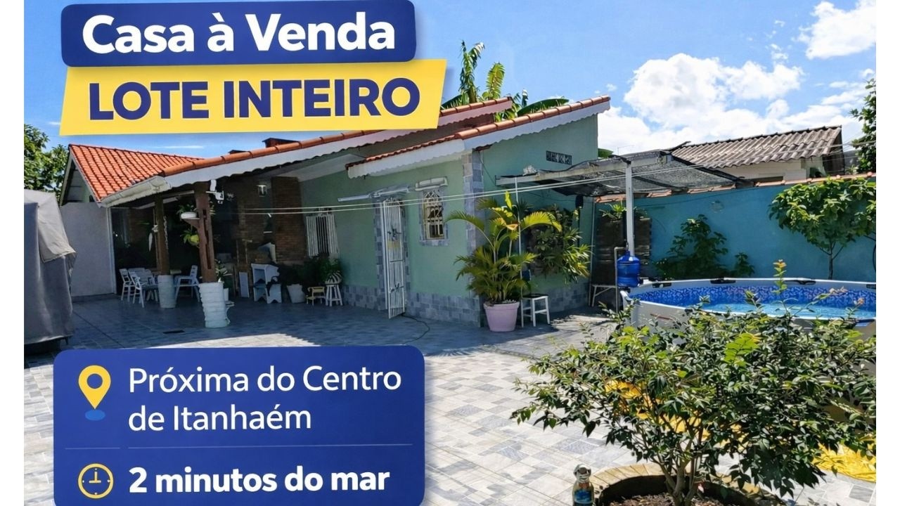 O Seu Refúgio a 2 Minutos da Praia: Espaço de Sobra, Segurança e Aceita Financiamento!