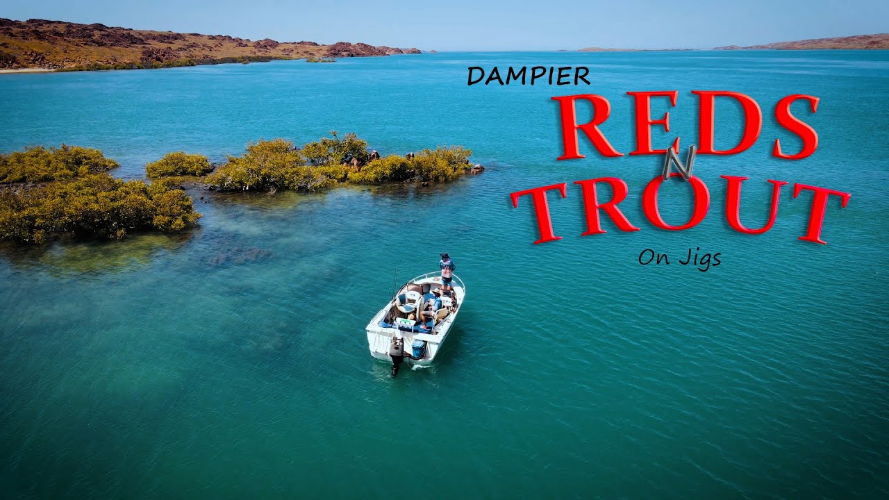 Crazy reds and trout, Jigging the Dampier Archipelago