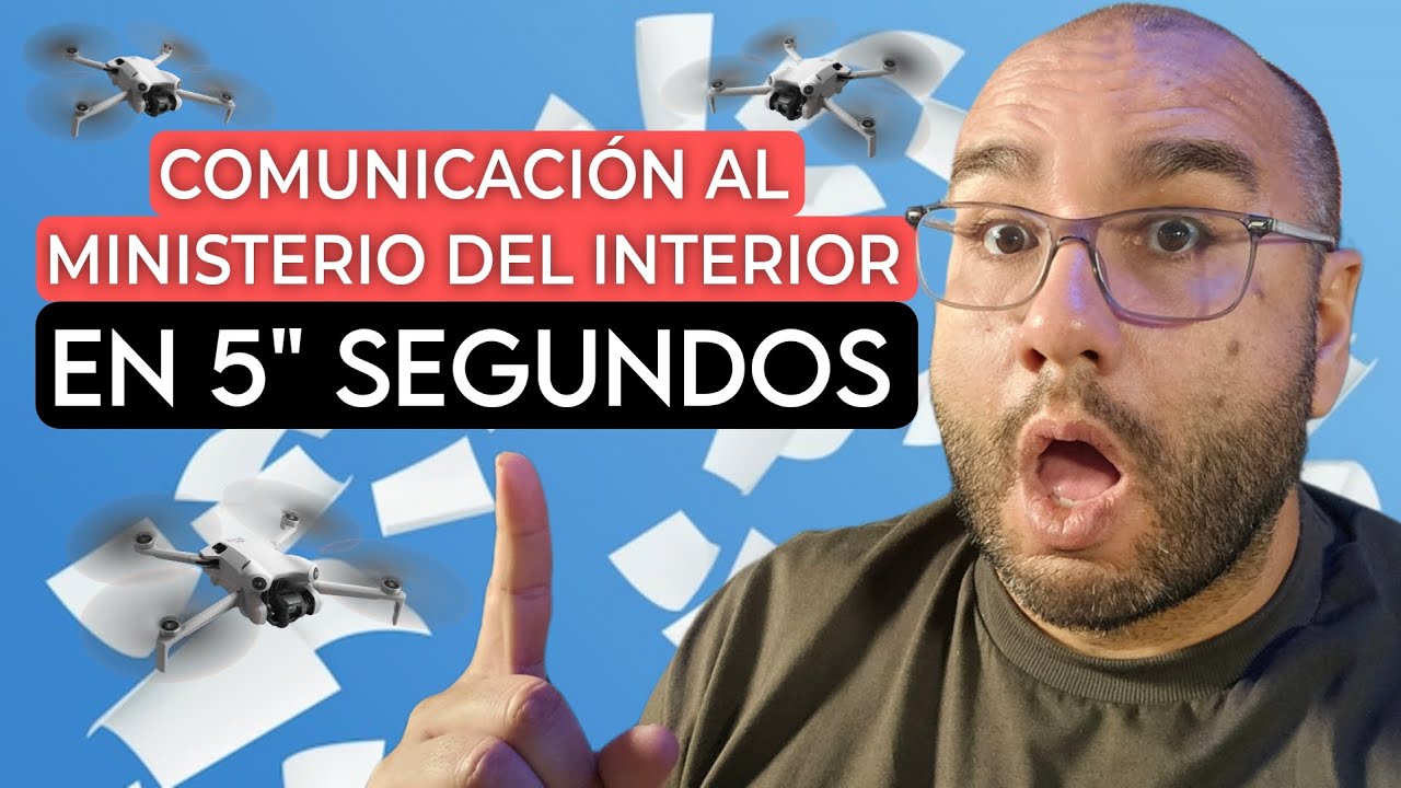 COMUNICACIÓN al MINISTERIO DEL INTERIOR en SEGUNDOS