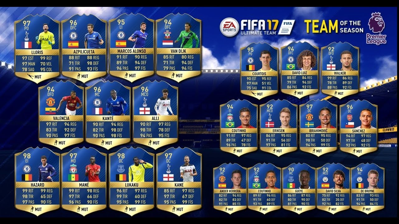 Fifa 17 Ultimate Team - Premier League TOTS Offical Trailer