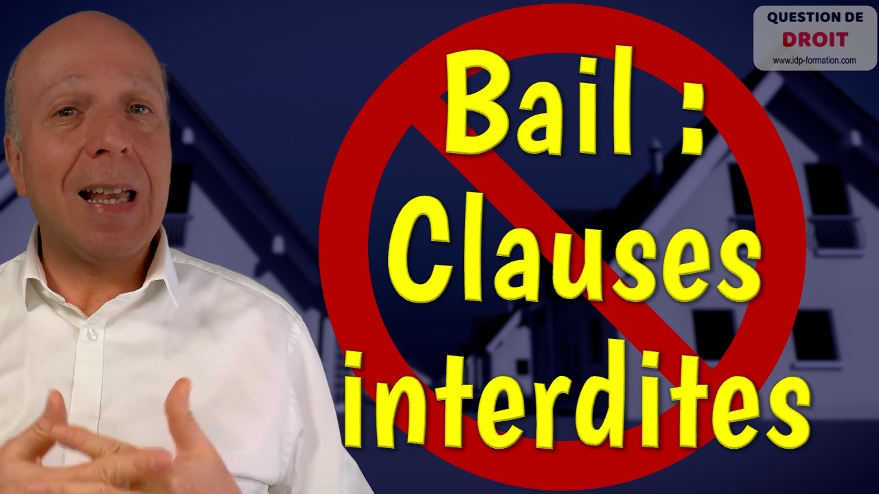 Bail d'habitation : clauses interdites (