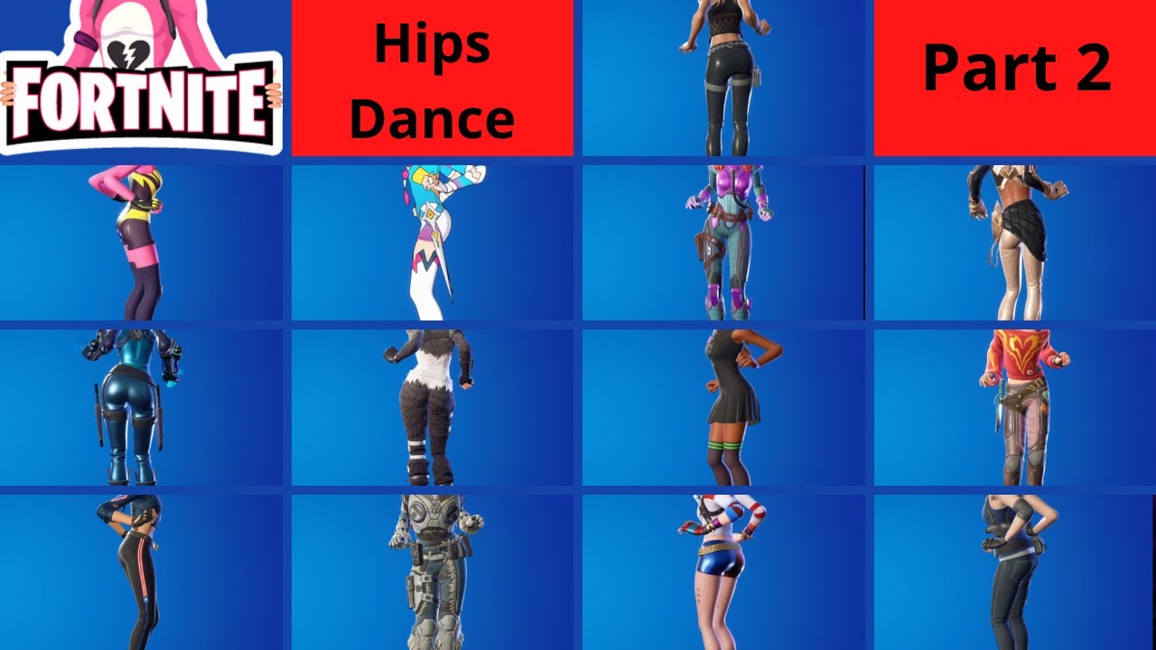 Fortnite | Hips Dance | Tanz Hüftschwung | Part 2
