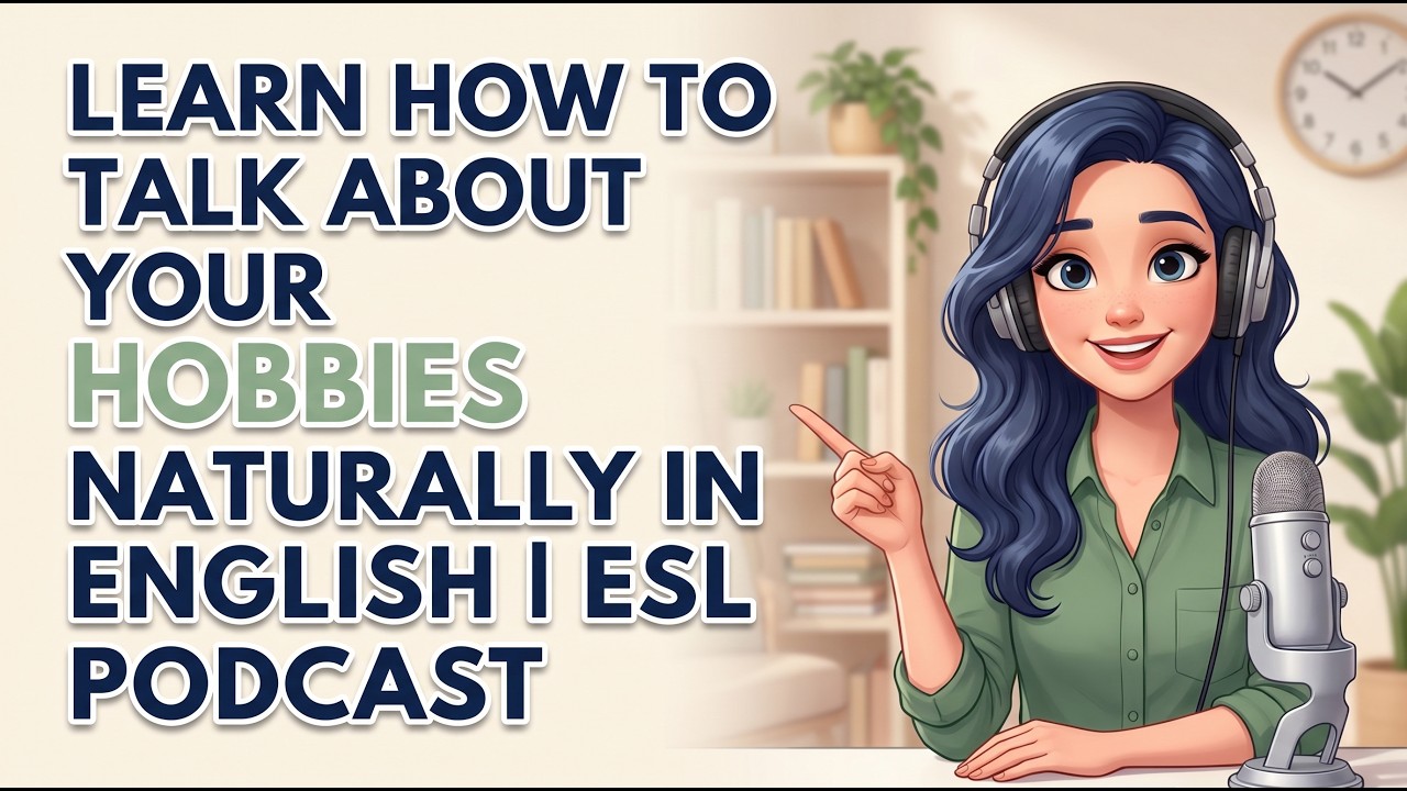 Learn How to Talk About Your Hobbies Naturally in English | ESL Podcast