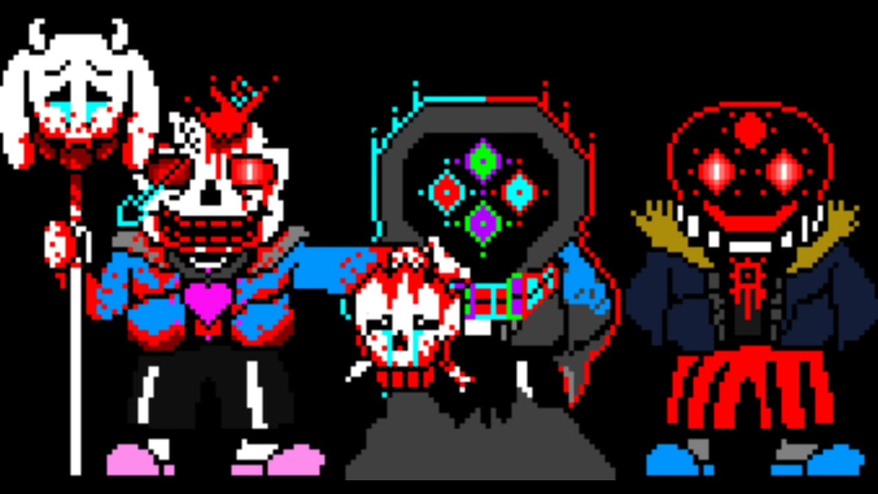 Murder!Murder! Murder time trio (Triple Murder time trio) sprites phase 1-5