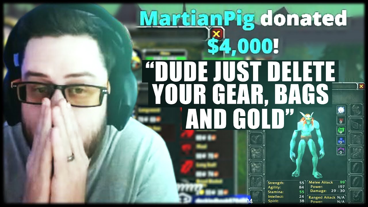He Deleted All My Gear and Gold Again... | Hardcore WOW | OnlyFangs