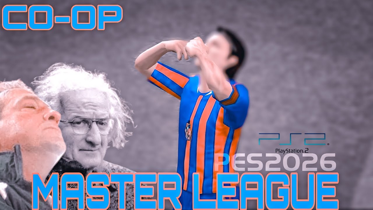 PES 2026 PS2 - Master League Co-op - Parte 2: O time que falta muito pra ser considerado um...