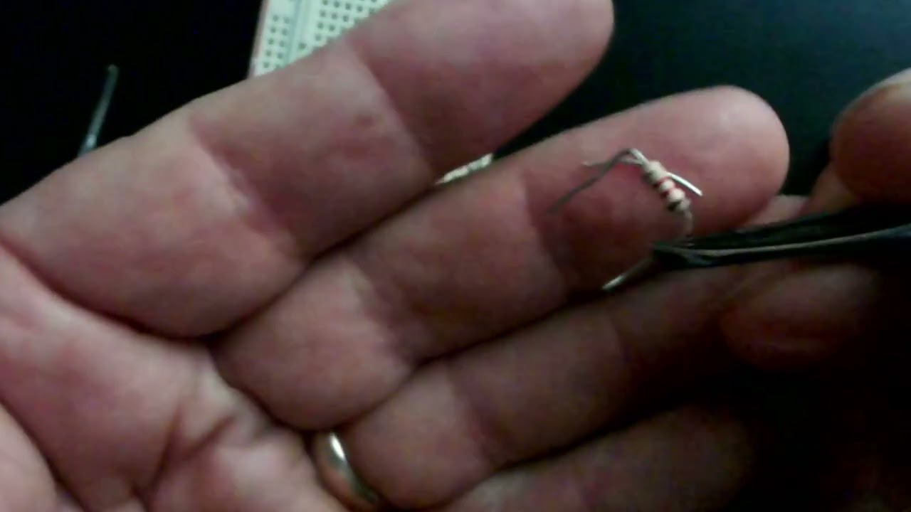 Putting Transistors, Resistors, Wires into a Breadboard