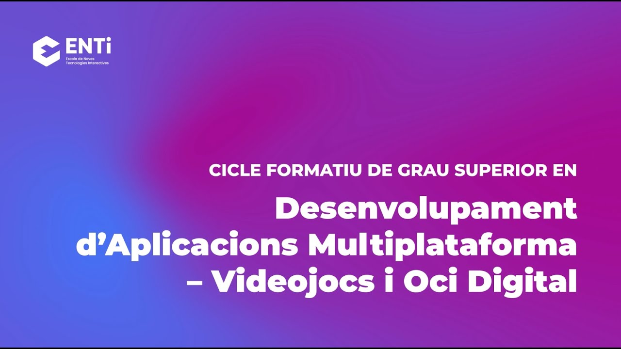 Descobreix el CFGS en Desenvolupament d&rsquo;Aplicacions Multiplataforma &ndash; Perfil Videojocs i Oci Digital