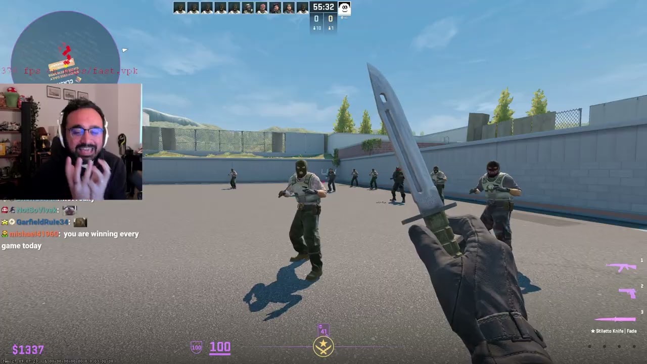 (January 28 2026) Squeex plays CS2 with Tarik, fuslie, Miyoung, and Valkyrae