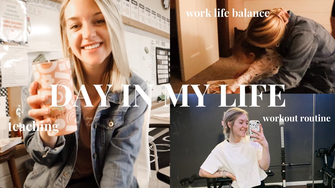 FULL WORK DAY IN MY LIFE // work day routines, balance, working out + teaching first grade