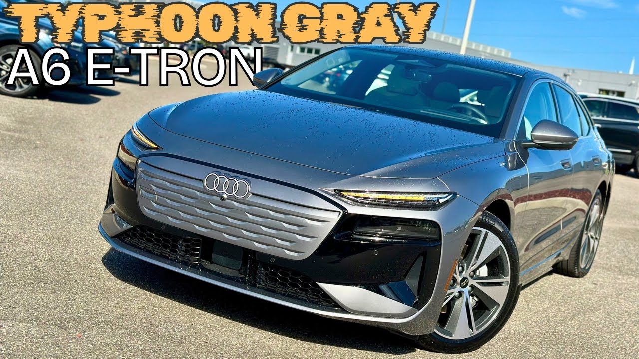 2025 Audi A6 Sportback e-Tron In Typhoon Gray Is Elegant, Aerodynamic and Performance Driven