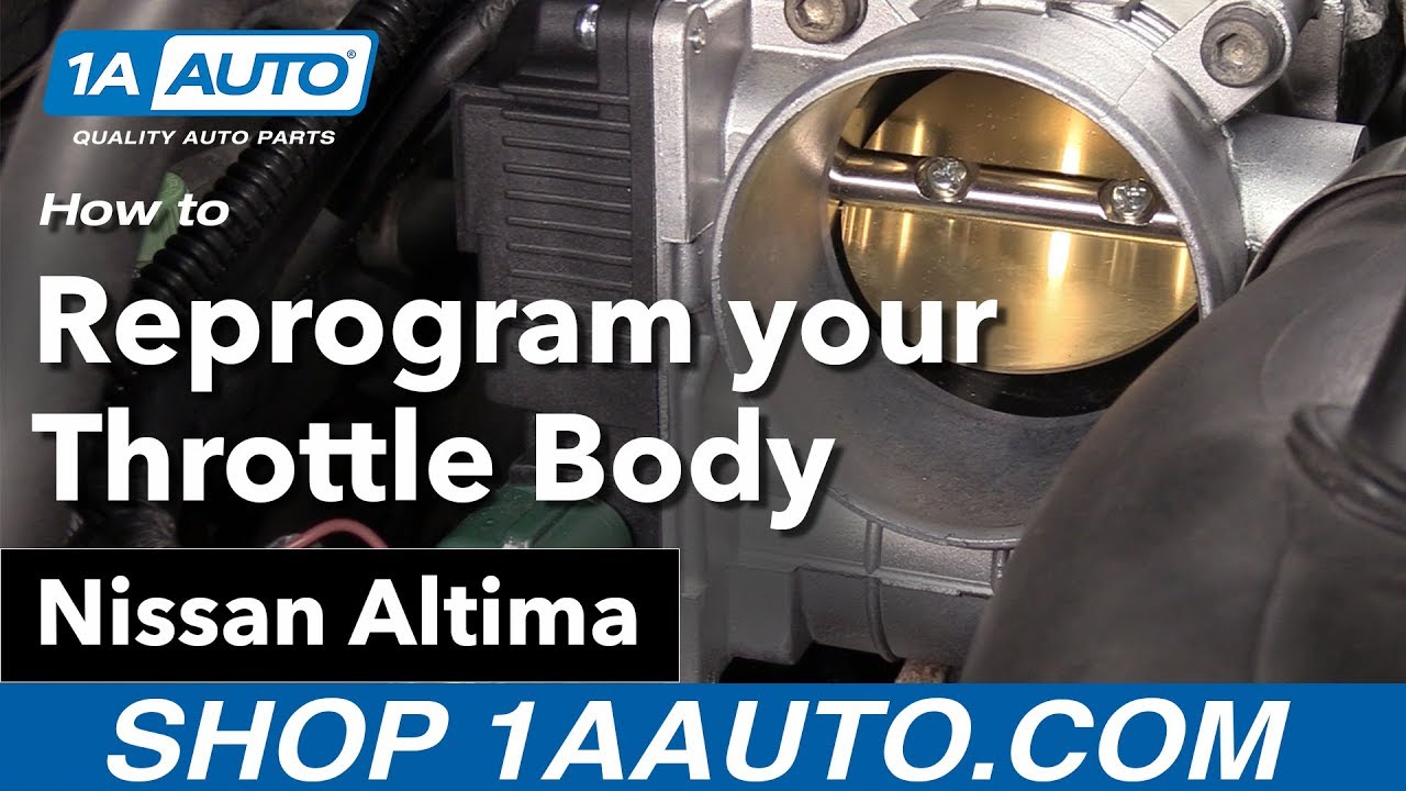 Как перепрограммировать новую дроссельную заслонку Nissan Altima 02-06