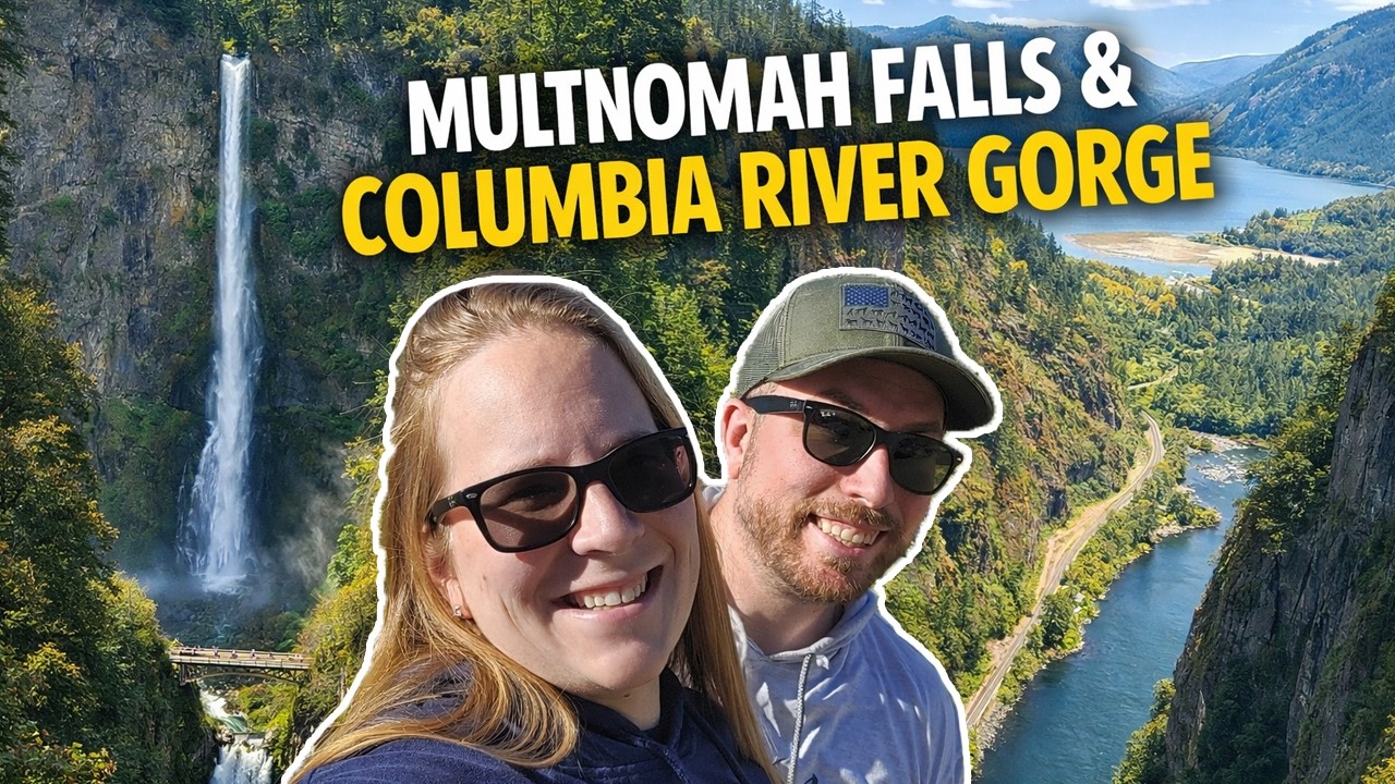 One of the most scenic highways in the USA brought us to an iconic waterfall