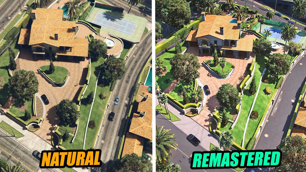 Visual Evolution | GTA 5 Stock vs  GTA 5 Remastered