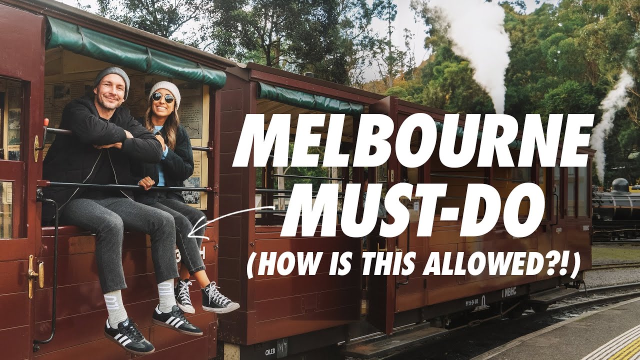 We Finally Went On PUFFING BILLY Railway! A Cool Melbourne Train