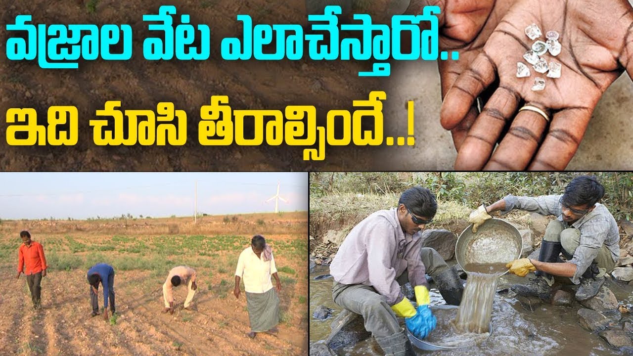 వజ్రాల వేట ఎలాచేస్తారో.. ఇది చూసి తీరాల్సిందే  | ABN Telugu