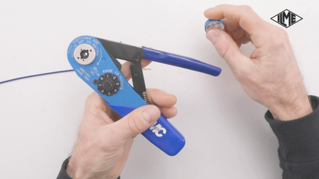 ILME CIPZ D manual crimping tool - tutorial