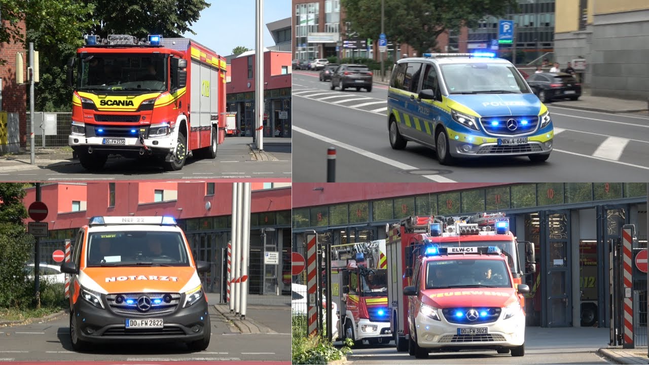 [Viel Horn] an der Feuer und Rettungswache 1 Dortmund