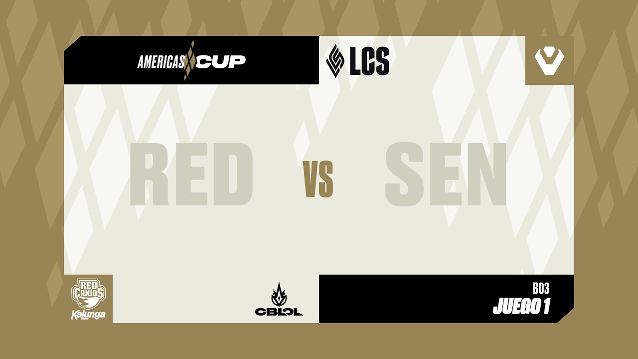 RED vs SEN | AMERICAS CUP | D1 | Partida 1