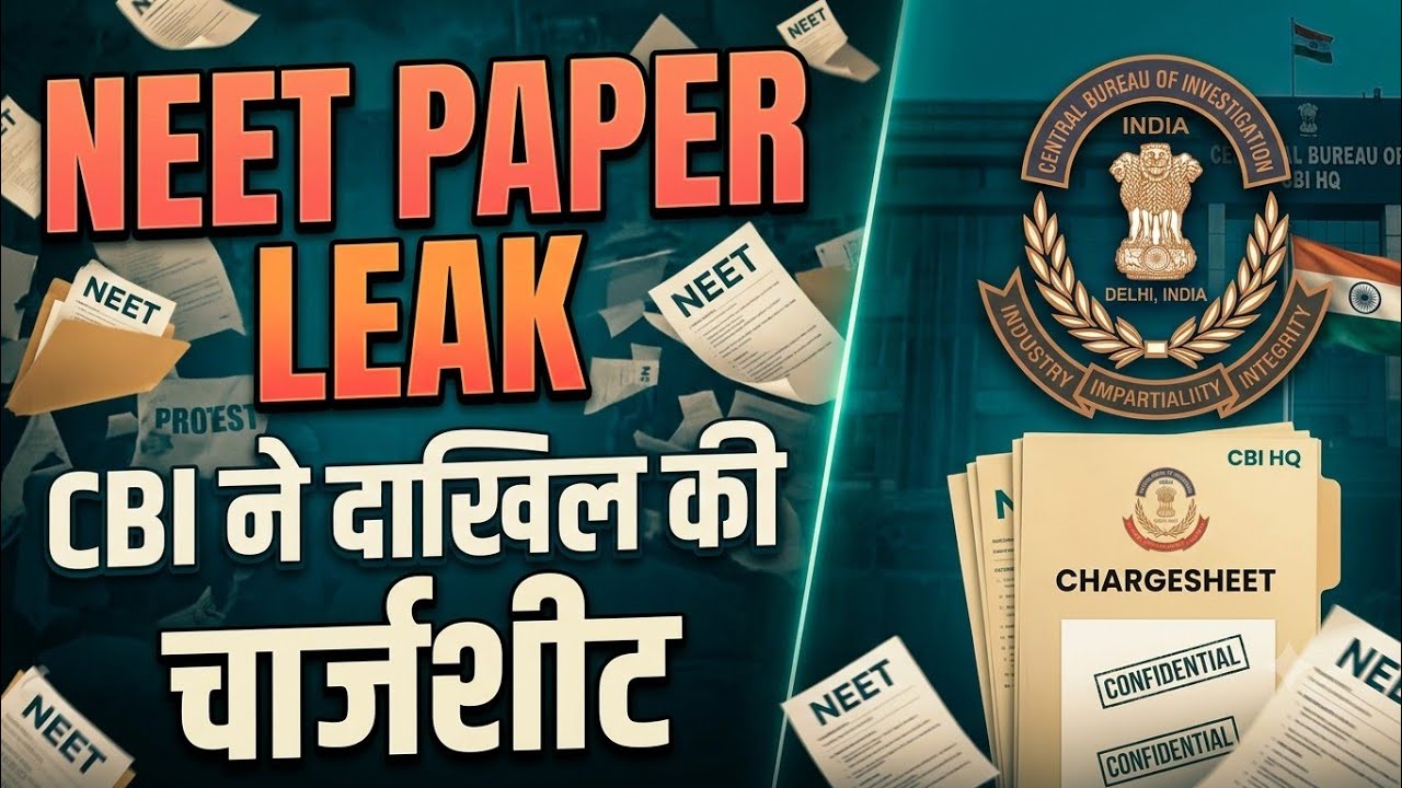 Обвинительное заключение CBI по делу об утечке экзаменационных работ NEET | утечка работ NEET UG |