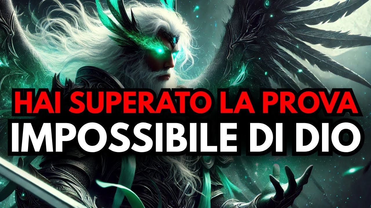 PRESCELTO, DIO TI HA DATO LA PROVA PIÙ DURA E L’HAI SUPERATA!