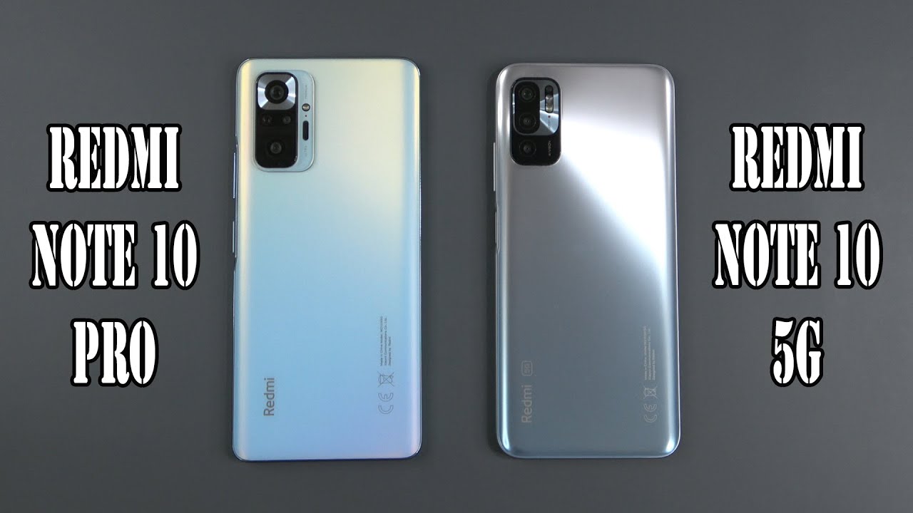 Xiaomi Redmi Note 10 Pro vs Redmi Note 10 5G | SpeedTest and Camera comparison