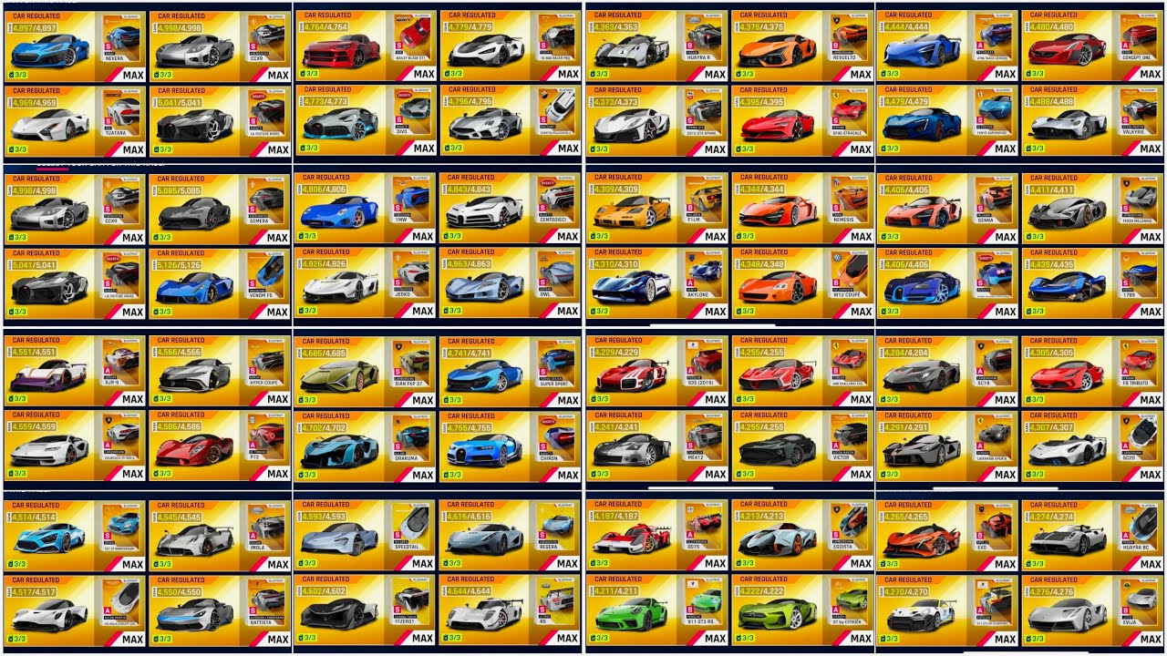 Asphalt 9, ALL CARS GOLD, June 2023, The Garage Of Your Dreams…