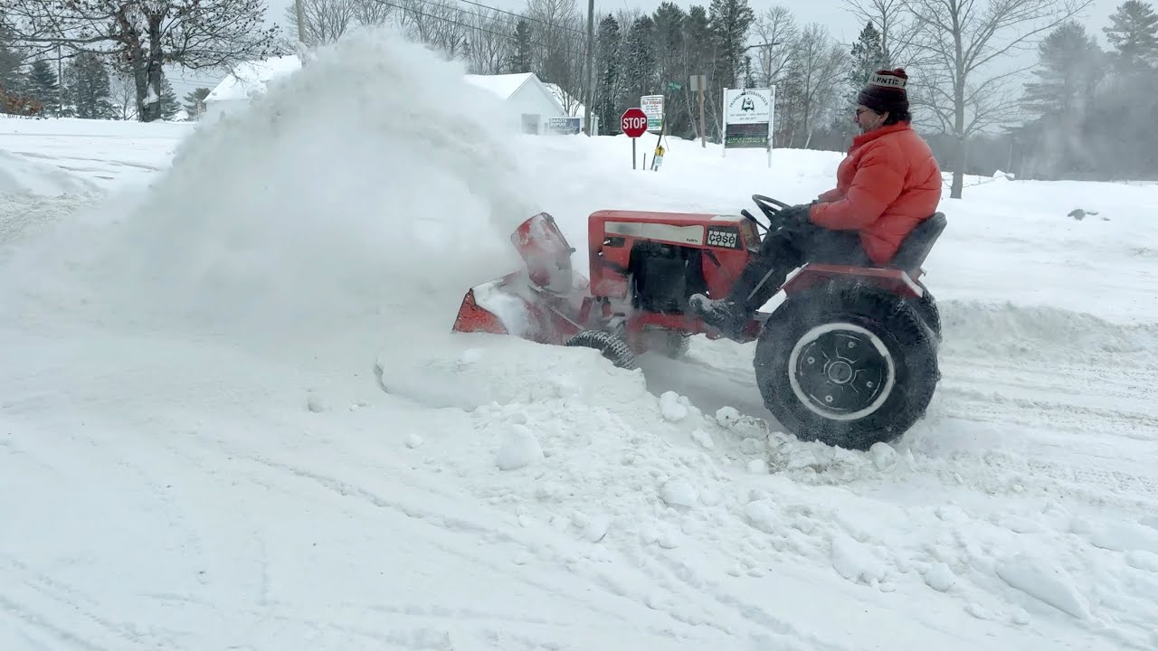 January 26, 2026 - Snow Removal With My Case 446 / 448 Tractor